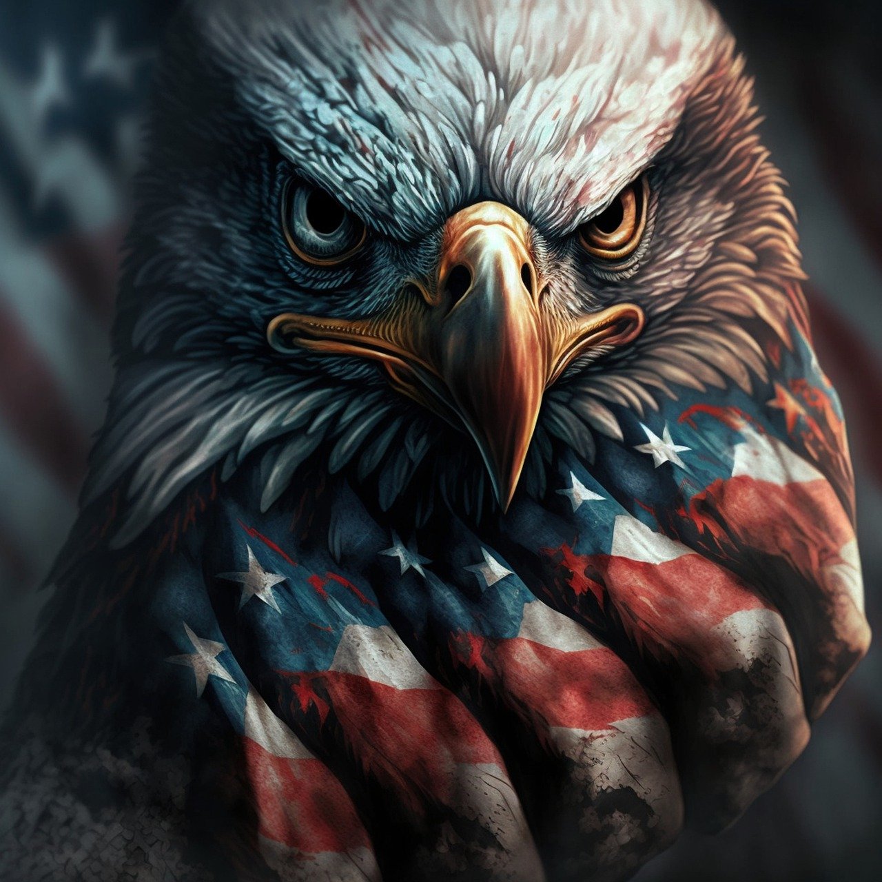 An Eagle blended with the American flag
Image by <a href="https://pixabay.com/users/notrod69-9586599/?utm_source=link-attribution&utm_medium=referral&utm_campaign=image&utm_content=7699415">matt dorton</a> from <a href="https://pixabay.com//?utm_source=link-attribution&utm_medium=referral&utm_campaign=image&utm_content=7699415">Pixabay</a>