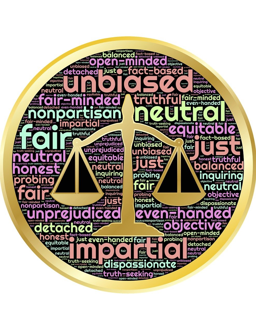 Balance and fairness word cloud
Image by <a href="https://pixabay.com/users/johnhain-352999/?utm_source=link-attribution&utm_medium=referral&utm_campaign=image&utm_content=683942">John Hain</a> from <a href="https://pixabay.com//?utm_source=link-attribution&utm_medium=referral&utm_campaign=image&utm_content=683942">Pixabay</a>